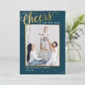 金ゴールドグリッターの応援から年末写真へ シーズンカード (スタンド正面)