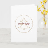 金ゴールドグリッターの概要クリスマスツリー カード (黄色い花)