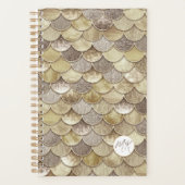 金ゴールドグリッターはかりで測マーメイド年プランナー プランナー手帳 (正面)