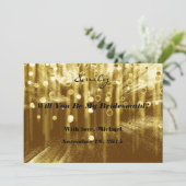 金ゴールドグリッターは私の花嫁になる 招待状 (スタンド正面)