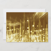 金ゴールドグリッターは私の花嫁になる 招待状 (裏面)