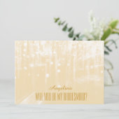 金ゴールドグリッターは私の花嫁のメイド？ 招待状 (スタンド正面)