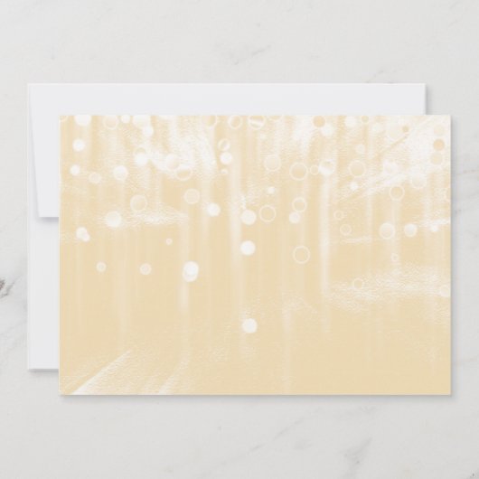 金ゴールドグリッターは私の花嫁のメイド？ 招待状 (裏面)