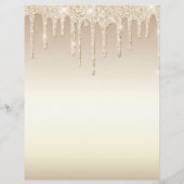 金ゴールドグリッターまつげ延長同意型枠 チラシ (裏面)