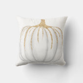 金ゴールドグリッターウォーターカラーパンプキン装飾用クッション クッション (裏面)