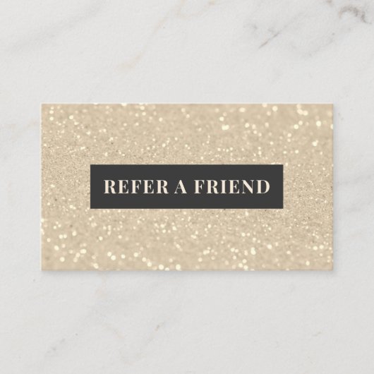 金ゴールドグリッターエレガントラグジュアモダンリー 紹介カード (正面)