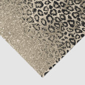 金ゴールドグリッターオングラデーションレオパード背景 薄葉紙 (詳細)