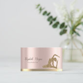 金ゴールドグリッターガールバラ金ゴールドヨガ 名刺 (スタンド正面)