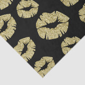 金ゴールドグリッターキスオンブラック 薄葉紙 (詳細)