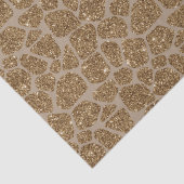 金ゴールドグリッターキリンプリント 薄葉紙 (詳細)