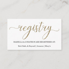 金ゴールドグリッターギフト登録エンクロージャカード エンクロージャーカード