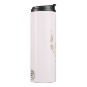 *~*金ゴールドグリッタークラウンチャクラトーテム赤面ピンク タンブラー (回転左)