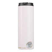 *~*金ゴールドグリッタークラウンチャクラトーテム赤面ピンク タンブラー (裏面)