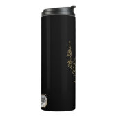 *～*金ゴールドグリッタークラウンチャクラTotem BLACK タンブラー (回転左)