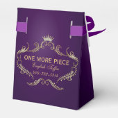 金ゴールドグリッタークラウンフレームパープル背景 フェイバーボックス (裏面サイド)