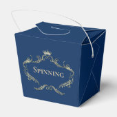 金ゴールドグリッタークラウンフレームブルー背景B フェイバーボックス (裏面サイド)