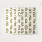 金ゴールドグリッタークラス2025フォトバックグラウンド タペストリー (正面(横))