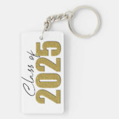 金ゴールドグリッタークラス2025 キーホルダー (裏面)