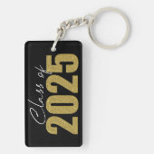 金ゴールドグリッタークラス2025 キーホルダー (裏面)