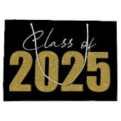 金ゴールドグリッタークラス2025 ラージペーパーバッグ (裏面)