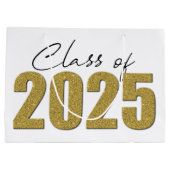 金ゴールドグリッタークラス2025 ラージペーパーバッグ (裏面)