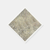 金ゴールドグリッタークラッレシモダンックグラムスパークル スタンダードカクテルナプキン (角)