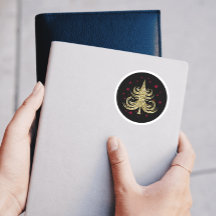 金ゴールドグリッタークリスマスツリー