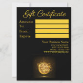 金ゴールドグリッタークリスマスバルブきらめく休日 (裏面)