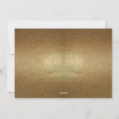 金ゴールドグリッタークリスマスフォトカード シーズンカード (裏面)