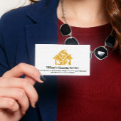 金ゴールドグリッタークリーニングアイコン |メイドサービス 名刺