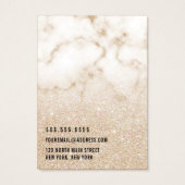 金ゴールドグリッターグラデーション大理石ロゴネックレスディスプレイ (裏面)