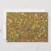 金ゴールドグリッターグラムは私の花嫁になる 招待状 (裏面)