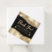 金ゴールドグリッターグラムエッジ&ダイアモンズスウィート16 フェイバータグ (インサイチュ)