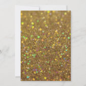 金ゴールドグリッターグラム 招待状 (裏面)