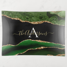 金ゴールドグリッターグリーンゲートGeodeモノグラム