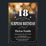 金ゴールドグリッターサプライズ18th誕生日招待状 招待状<br><div class="desc">金ゴールドグリッターサプライズ18番目の誕生日招待状。ホワイトタイポグラフィ。黒と白の黒板の背景大人の誕生日。男女誕生日10代の少年女性のデイ招待状第13回第15回第16回第18回第20回第21回第30回第40回第60回第70回第80回第90回第100回。年齢に関係なく。さらにカスタマイズするには、「クリックカスタマイズit」ボタンをクリックし、デザインツールを使用してこのテンプレートを変更してください。</div>