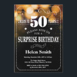 金ゴールドグリッターサプライズ50th誕生日招待状 招待状<br><div class="desc">金ゴールドグリッターサプライズ50番目の誕生日招待状。ホワイトタイポグラフィ。黒と白の黒板の背景大人の誕生日。男女誕生日10代の少年女性のデイ招待状第13回第15回第16回第18回第20回第21回第30回第40回第60回第70回第80回第90回第100回。年齢に関係なく。さらにカスタマイズするには、「クリックカスタマイズit」ボタンをクリックし、デザインツールを使用してこのテンプレートを変更してください。</div>