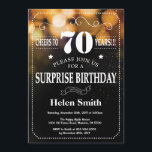 金ゴールドグリッターサプライズ70th誕生日招待状 招待状<br><div class="desc">金ゴールドグリッターサプライズ70番目の誕生日招待状。ホワイトタイポグラフィ。黒と白の黒板の背景大人の誕生日。男女誕生日10代の少年女性のデイ招待状第13回第15回第16回第18回第20回第21回第30回第40回第60回第70回第80回第90回第100回。年齢に関係なく。さらにカスタマイズするには、「クリックカスタマイズit」ボタンをクリックし、デザインツールを使用してこのテンプレートを変更してください。</div>