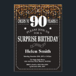 金ゴールドグリッターサプライズ90th誕生日招待状 招待状<br><div class="desc">金ゴールドグリッターサプライズ90番目の誕生日招待状。ホワイトタイポグラフィ。黒と白の黒板の背景大人の誕生日。男女誕生日10代の少年女性のデイ招待状第13回第15回第16回第18回第20回第21回第30回第40回第60回第70回第80回第90回第100回。年齢に関係なく。さらにカスタマイズするには、「クリックカスタマイズit」ボタンをクリックし、デザインツールを使用してこのテンプレートを変更してください。</div>