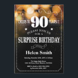 金ゴールドグリッターサプライズ90th誕生日招待状 招待状<br><div class="desc">金ゴールドグリッターサプライズ90番目の誕生日招待状。ホワイトタイポグラフィ。黒と白の黒板の背景大人の誕生日。男女誕生日10代の少年女性のデイ招待状第13回第15回第16回第18回第20回第21回第30回第40回第60回第70回第80回第90回第100回。年齢に関係なく。さらにカスタマイズするには、「クリックカスタマイズit」ボタンをクリックし、デザインツールを使用してこのテンプレートを変更してください。</div>