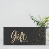 金ゴールドグリッターサロン店商品券 (スタンド正面)