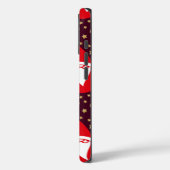 金ゴールドグリッターサンタスターリーナイト Case-Mate iPhoneケース (裏面 / 左)