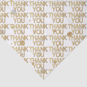 金ゴールドグリッターシルバーフォイルプリント紙吹雪ありがとう 薄葉紙 (詳細)