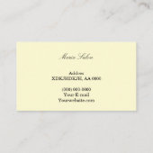 金ゴールドグリッターシルブ水彩名刺 名刺 (裏面)