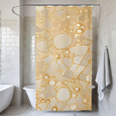 金ゴールドグリッターシークインシャワーカーテン シャワーカーテン