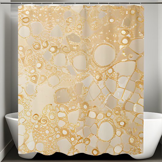 金ゴールドグリッターシークインシャワーカーテン シャワーカーテン