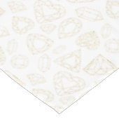 金ゴールドグリッタージェムストーンバースデーパーティテーブルクロス テーブルクロス (アングル)