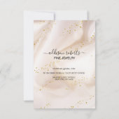 金ゴールドグリッタージュエリー気に サンキューカード (裏面)