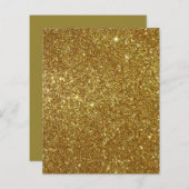 金ゴールドグリッタースクラップブック背景紙 (正面/裏面)