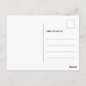 金ゴールドグリッタースクリプトフェスティバルクリスマス ポストカード (裏面)